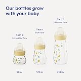 MAM Glass Baby Bottle Starter Set 4 Pieces 260ml 170ml Soother 0-2m view 6
