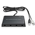 MAYFLASH Gamecube Controller Adapter for Wii U, PC Windows and Switch/Switch 2, 4 Ports