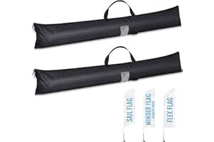 Aliceset 1 Pcs flag carrying case storage Bag feather cloth color guard banner carrier teardrop flag pole bags Kit Waterproof Oxford Mic Stand Tripod Carrying Case Portable