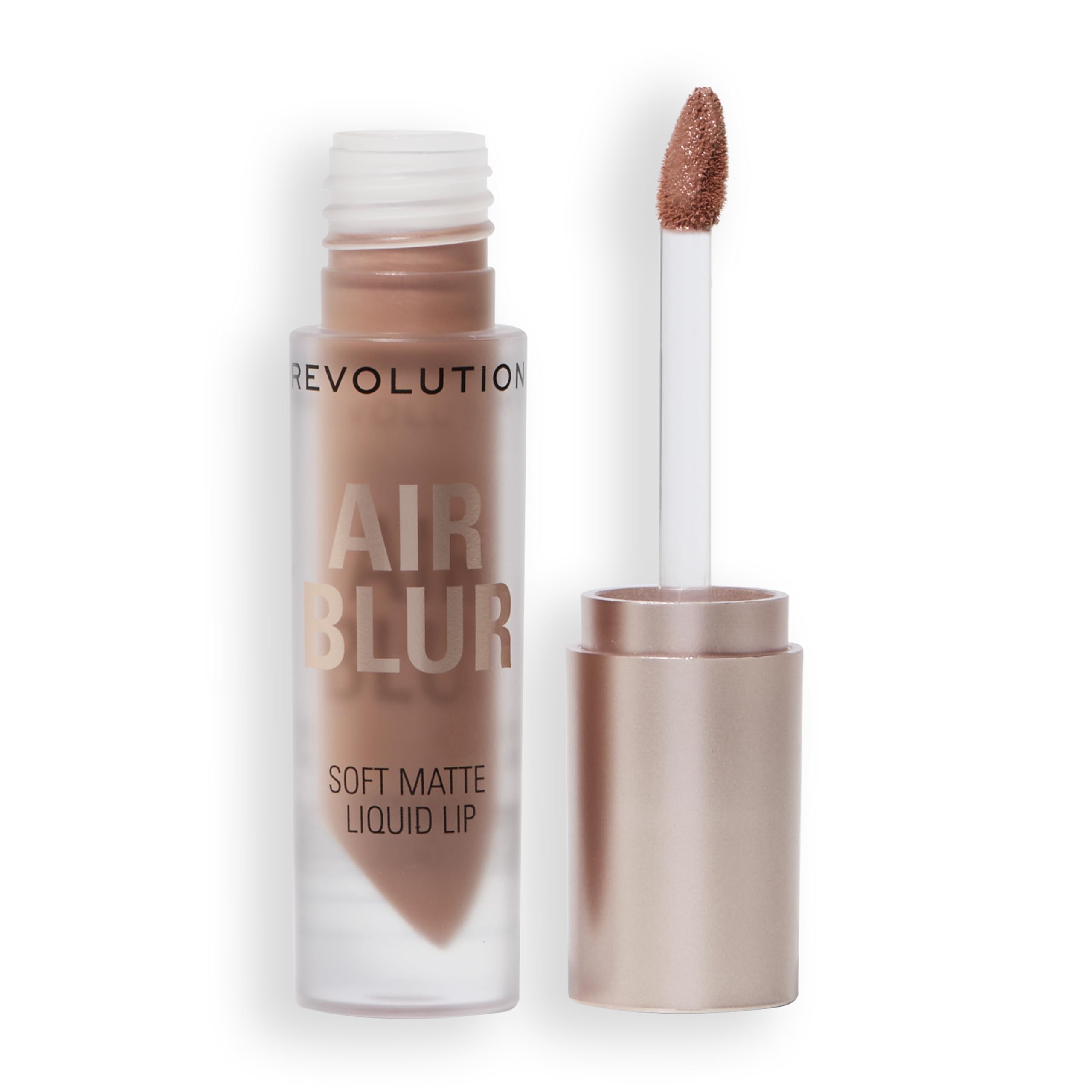 Revolution, Air Blur Matte Liquid Lipstick, Long-Lasting Lip Colour, Face Makeup, Vegan & Cruelty-Free, Siren Brown Nude, 3.5ml