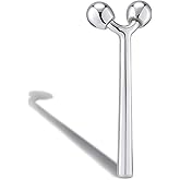 Tekson Faical Roller Massager, 3D Metal Face Massage Tool for Reduce Puffiness, Remove Eye Wrinkles, Face Lift, Increase Firmness, Anti-Aging, Skin Tightening (Zinc Alloy)