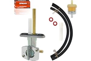 SPNUVR Motorcycle Fuel Valve Petcock Oil Switch Assembly Compatible with Polaris 425 Magnum TTR Petcock, Yamaha Blaster 200 YFS200 1988-2006 FZR600 FZR 600 ATV Quad Pit Dirt Bike
