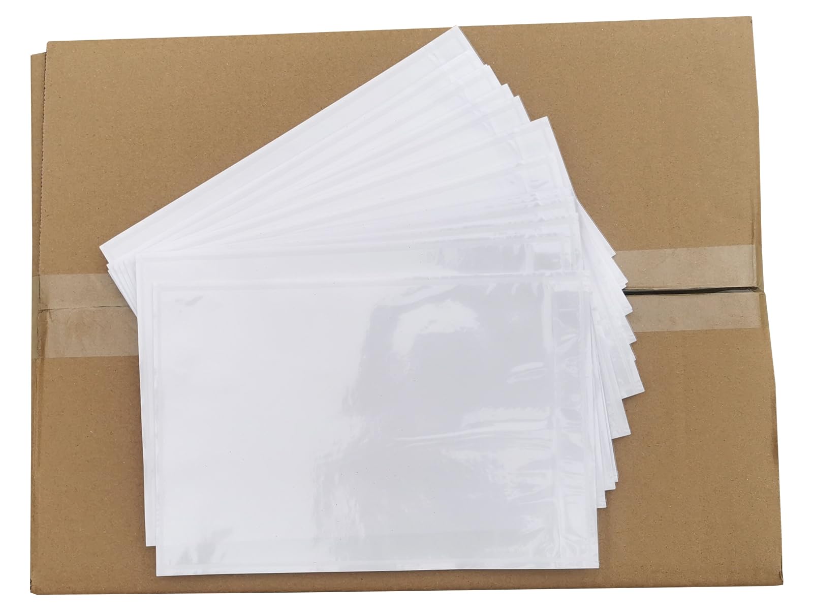 Photo 1 of 1000 PCS 6"x 9" Clear Self-Adhesive Packing List Envelopes Plastic Shipping/Mailing Pouch Enclosed Bags for Packing Slips Invoice Label
