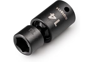 TEKTON 3/8 Inch Drive x 14 mm 6-Point Universal Joint Impact Socket | SID18114