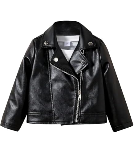 Amazon.com: XFGLCK Toddler Kids Girls Jacket Coats Zipper Faux