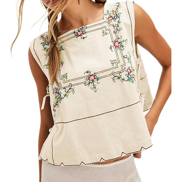 トップス MUKASA Embroidery camisole Embroidery Metalic Camisole(FREE SILVER): MUKASA: WOMENS