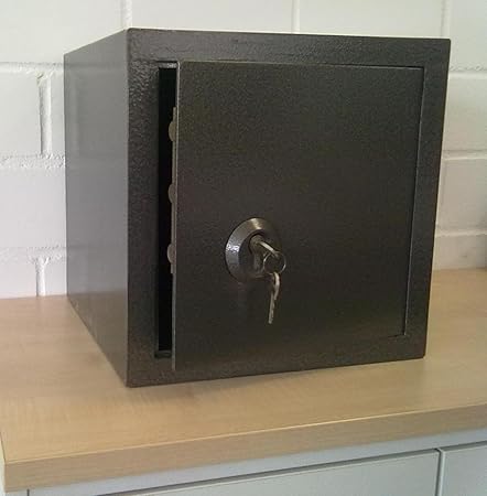 Einbautresor mit 2 Schlüsseln, Maße (BxTxH): 33 cm x 32,5 cm x 33 cm