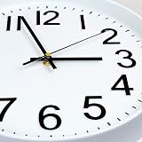 Esteopt Wall Clock 12 Inch Silent Non-Ticking Modern Plastic White view 3