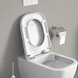Duravit Happy D.2 Soft Close Toilet Seat Urea Thermoset White Stainless Steel view 4