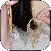 Rhinestone Hoop Earrings for Women Dress Sparkly Glitter Hoop Earrings Gold Hoops Earrings Big Thick Hoop Earrings Large Chunky Hoop Earrings Prom Wedding Party Earrings Formal Jewelry for Women 2024