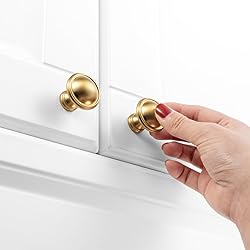 KOOFIZO 30-Pack Classical Cabinet Knob - Brushed