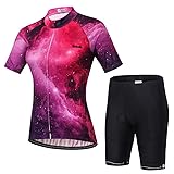 Uriah Women's Cycling Jersey Shorts Set Polyester