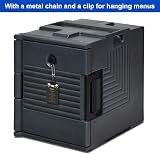 TANGZON 90L Insulated Food Pan Carrier Warmer Transporter 6 Full Size Pans Black view 2