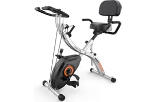 YOSUDA Folding Exercise Bike - Foldable Stationary Bike for Home Gym Workout