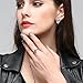 EVBEA Girls Skull Band Gothic Cool Pinky Dainty Rings for Women
