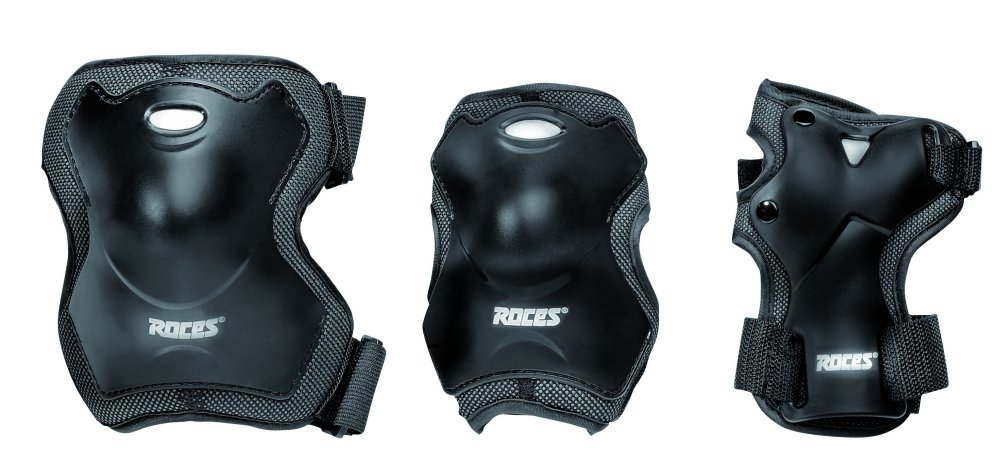 Roces Super Basic Combo Padset - Black, Large