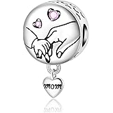 Su-Carata 925 Sterling Silver Bead Charm for Pandora Bracelets and Necklaces,Pink Bow Cherry Butterfly Pendant Bead Charms Jewelry Present Valentines Gifts for Wife/Girlfriend Women