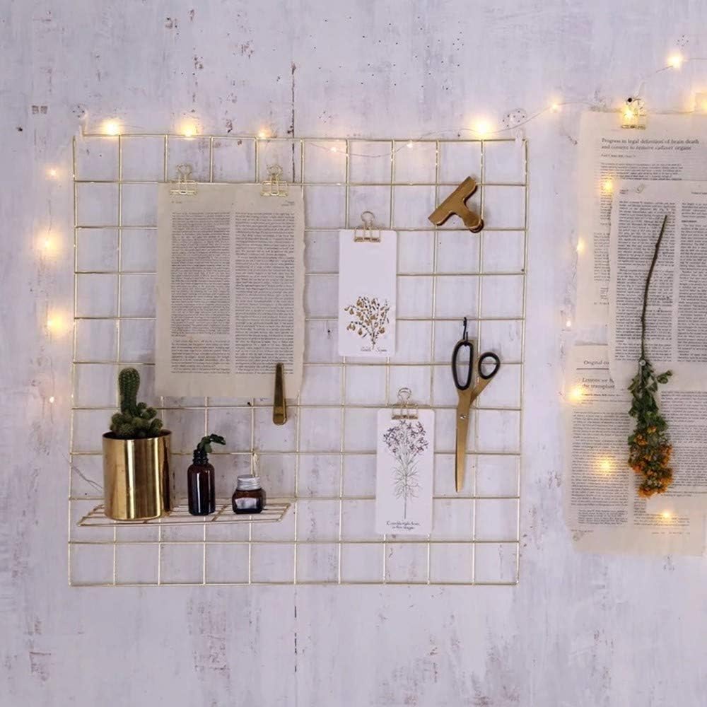 BULYZER Gitter Foto, Wandgitter Regal der Fotowand Dekoration für