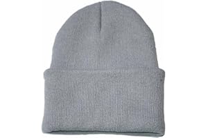 BCDlily Womens Beanie Winter Hat - Women's Warm Chunky Cable Knit Hats Chunky Slouchy Beanie Hats Ski Cap for Cold Weather