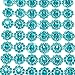 Mandala Crafts Turquoise Bling Wrap Rhinestone Ribbon - 4 in 10 Yds Crystal Rhinestones Mesh Ribbon - Diamond Wrap Rhinestone Strips Roll for Crafts Wedding Party Decoration