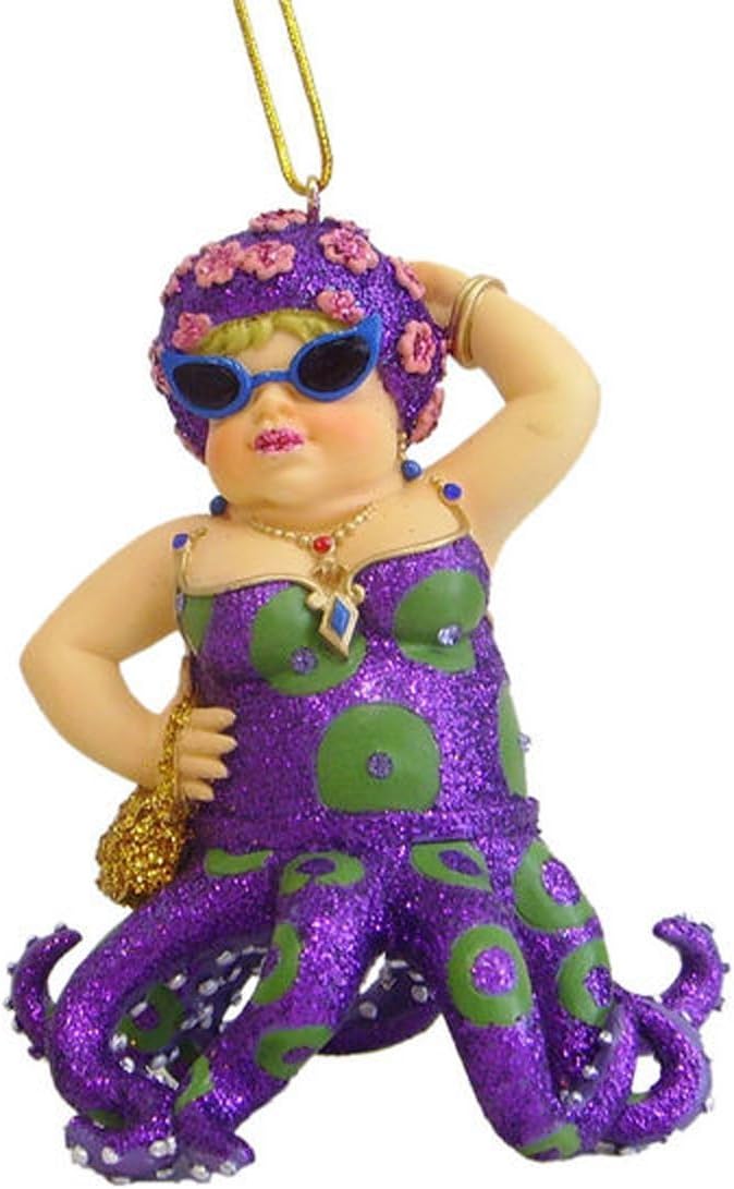 December Diamonds Miss Fran III Octopus Mermaid Christmas Ornament 5590379