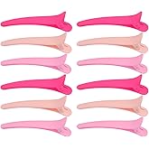 12 Pcs Hair Clips for Styling Sectioning Duckbill Hair Clips for Women Alligator Hair Clip Plastic Non-Slip Hair Barrettes Pins for Professional Salon 3 Inch Hair Accessories (3 Colors)
