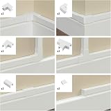 D-Line 16x16mm Trunking Accessory Multipack 11-Piece White view 2