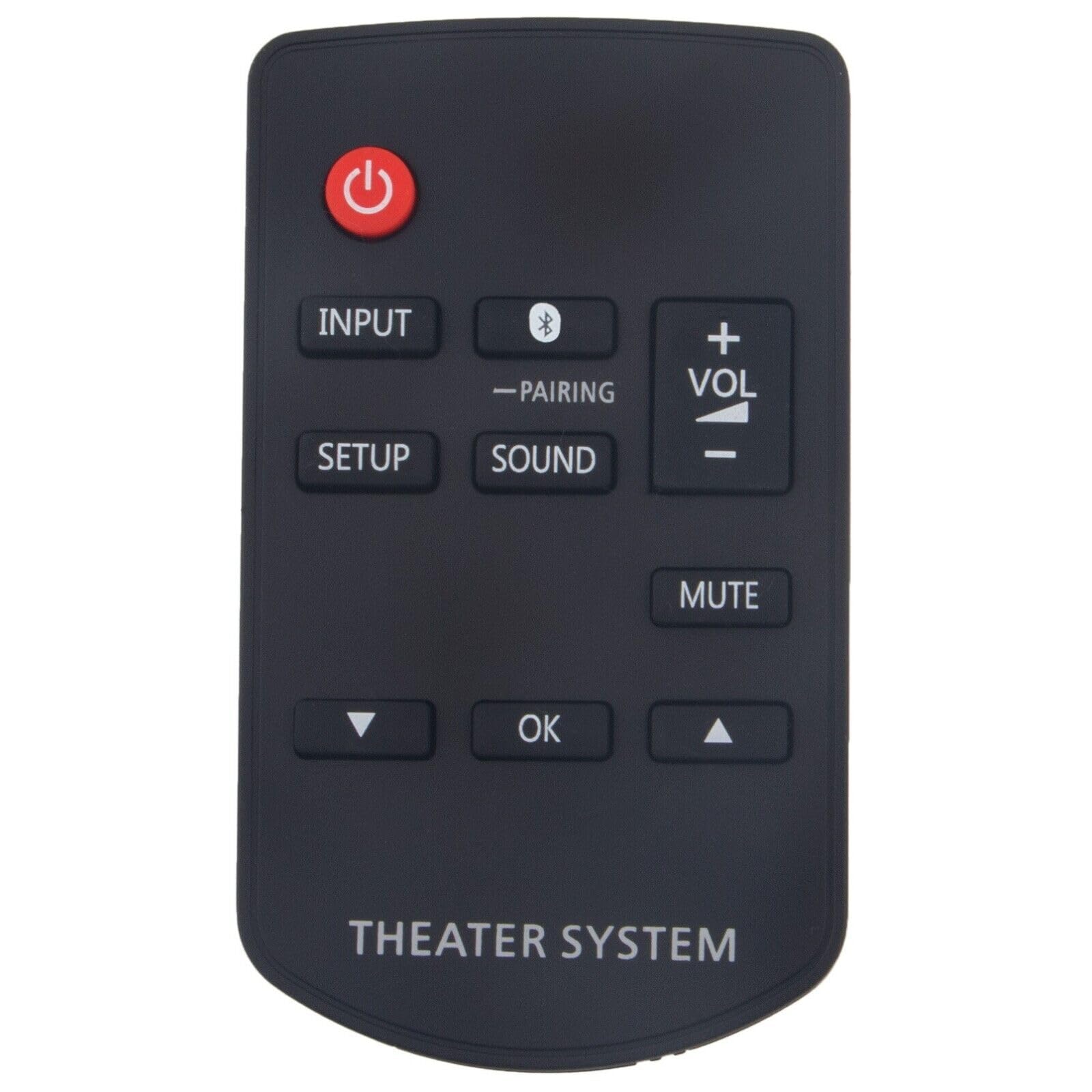 ROLLGAN N2QAYC000098 Replace Remote Compatible with Panasonic Home theater Audio System SC-HT580 SU-HtB580 SB-HWA580 SC-HTE80 SC-HTB485 SU-HTB485 SB-HWA480