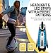 SWAGTRON SwagRoller Electric Unicycle: Multi-Terrain Dual Air-Filled Tires; Retractable Handle; App & Bluetooth Speaker