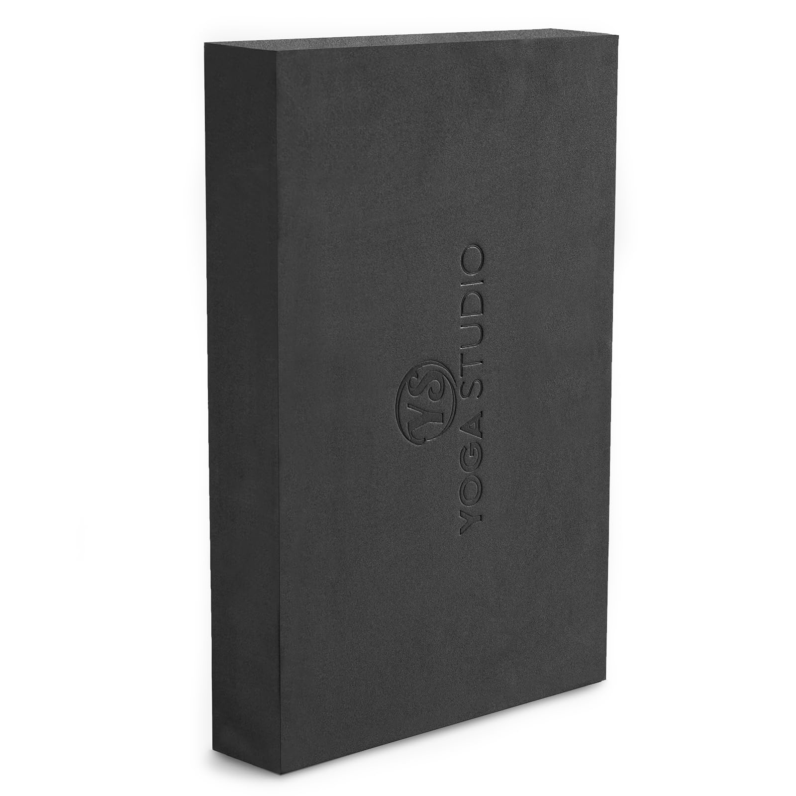 Yoga Studio Yoga Block - 30cm x 20cm x 5cm, Non-Slip EVA Block, Lightweight Exercise Accessory (Graphite Grey)