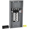 Square D - HOM2040M200PCVP Homeline 200-Amp 20-Space 40-Circuit Indoor Main Breaker Load Center Value Pack, Plug-on Neutral Ready