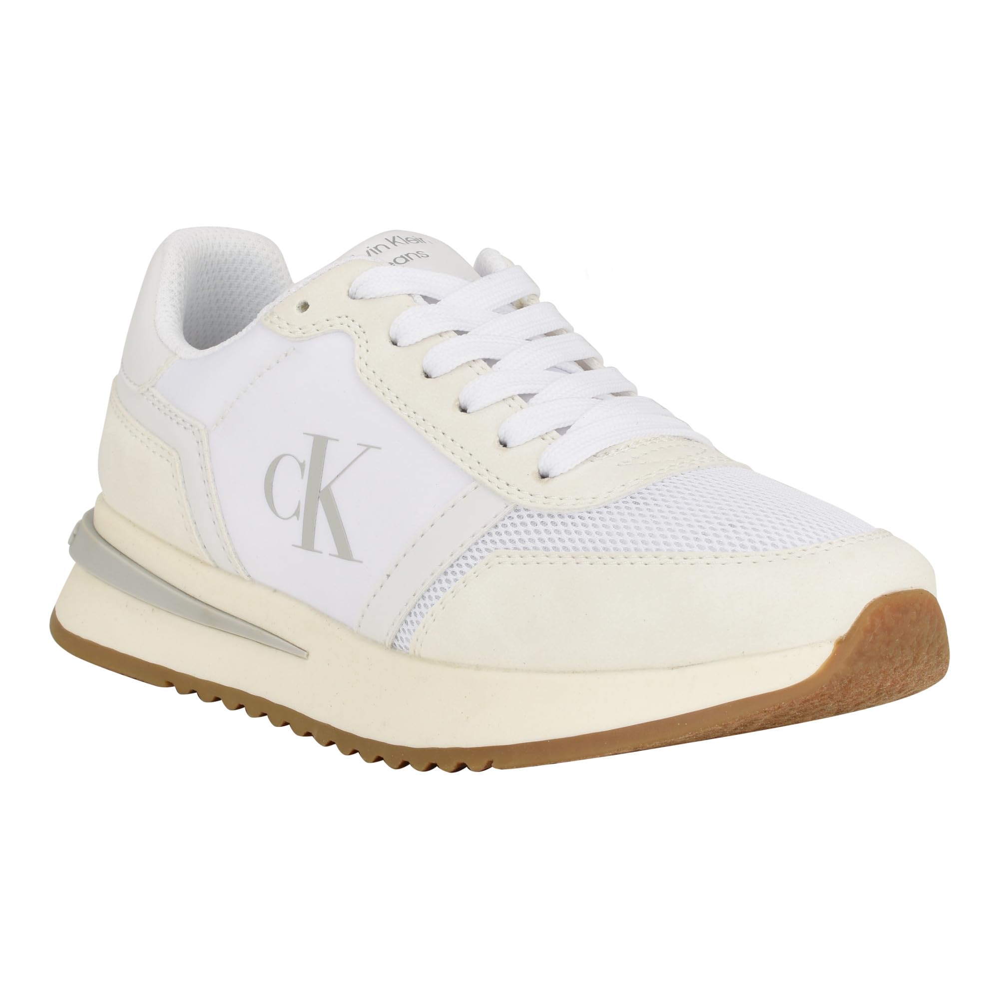 Calvin Klein Women’s Piper Sneaker, White 141, 11