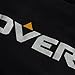 JINX Overwatch Logo Men's Gamer Zip-Up Hoodie, Black, Small