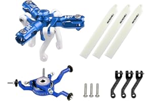 MICROHELI CNC Triple Blades Conversion Set (Blue) - Blade Nano CPX/CPS / S2 / S3