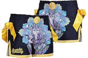 FLUORY Muay Thai Fight Shorts,MMA Shorts Clothing Training Cage Fighting Grappling Martial Arts Kickboxing Shorts Clothing