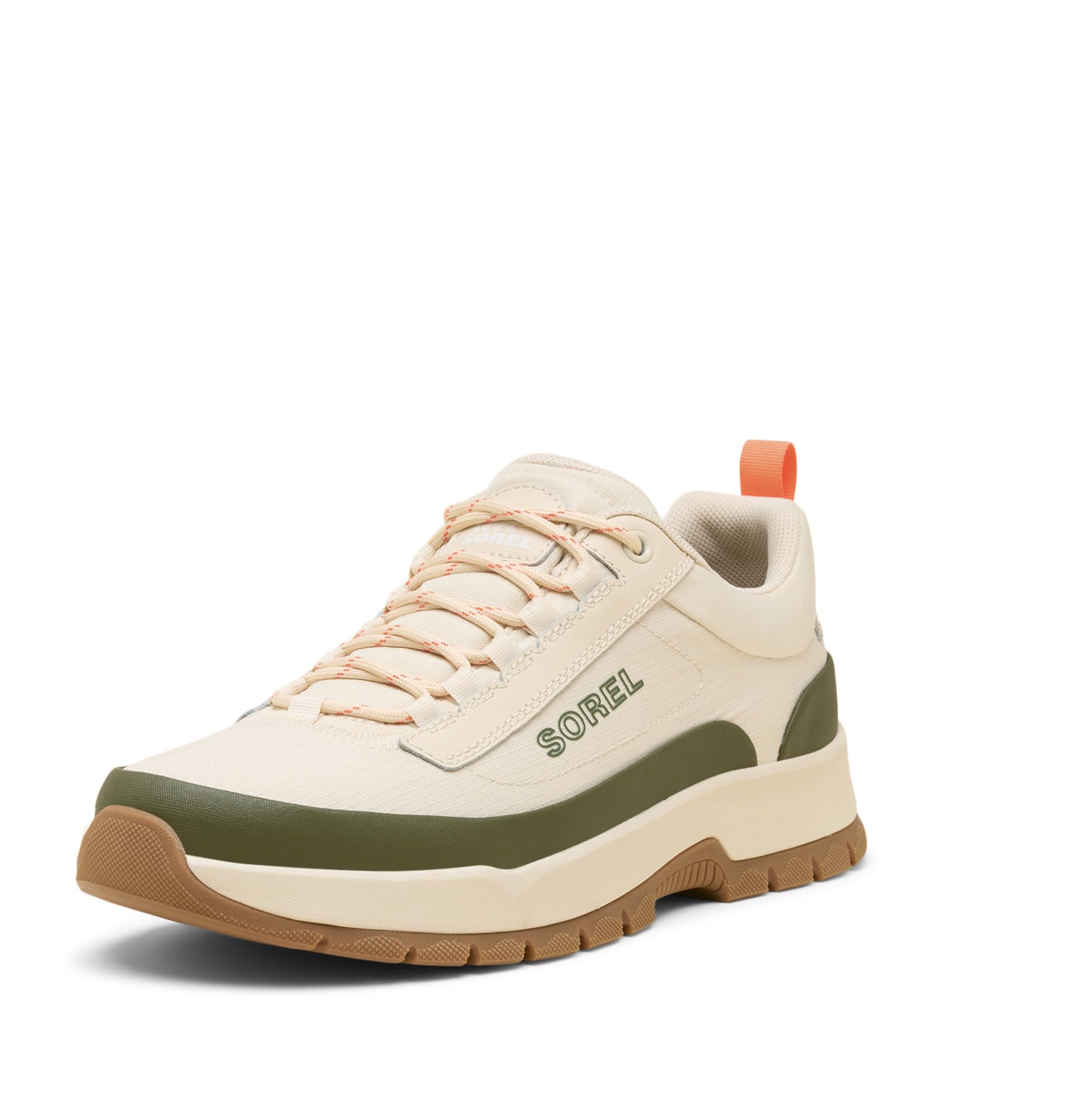 Sorel Men’s Outing NW Sneaker Low, Bleached Ceramic/Utility Green, 8