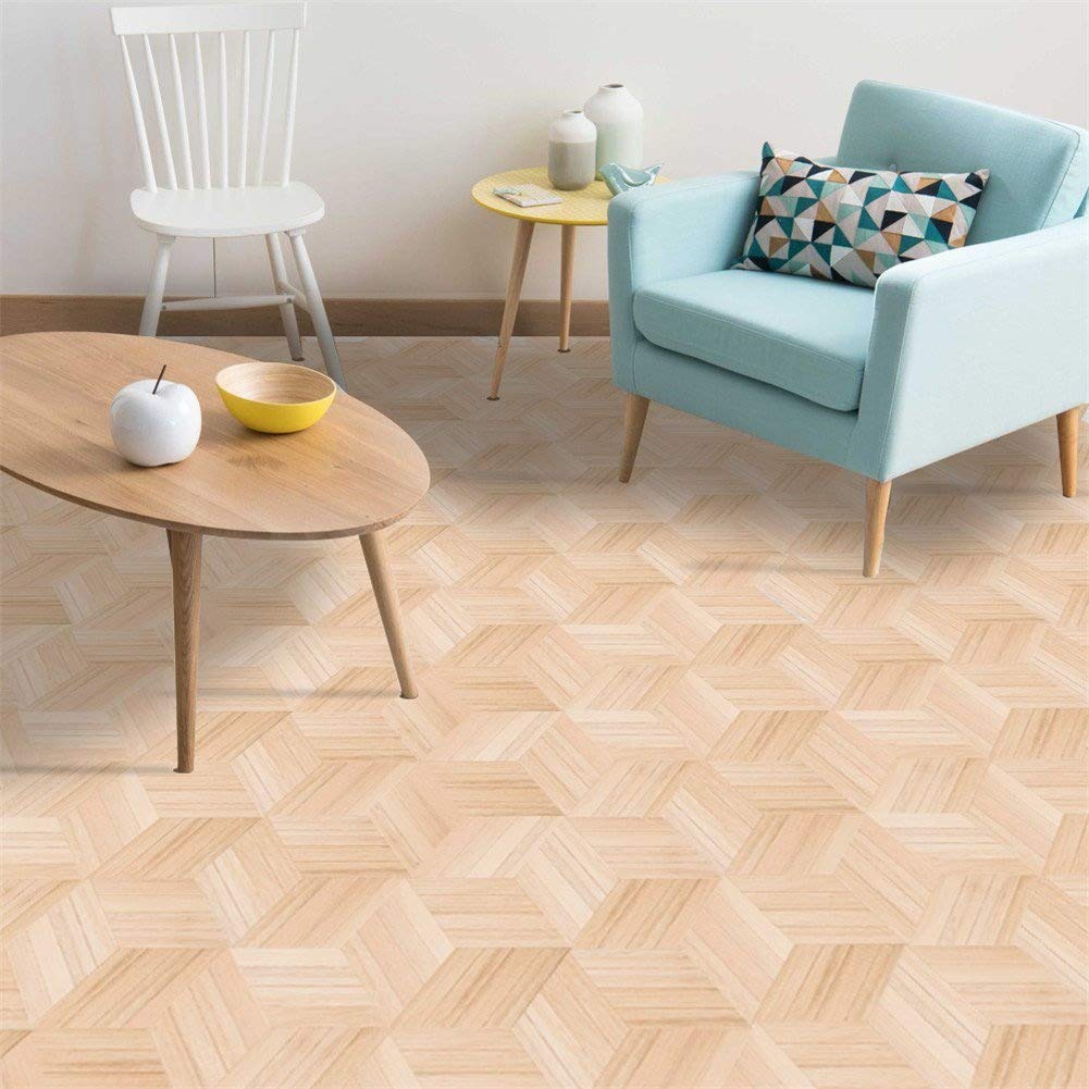 Amazon Com Amazingwall Wood Effect Floor Sticker Wall Art