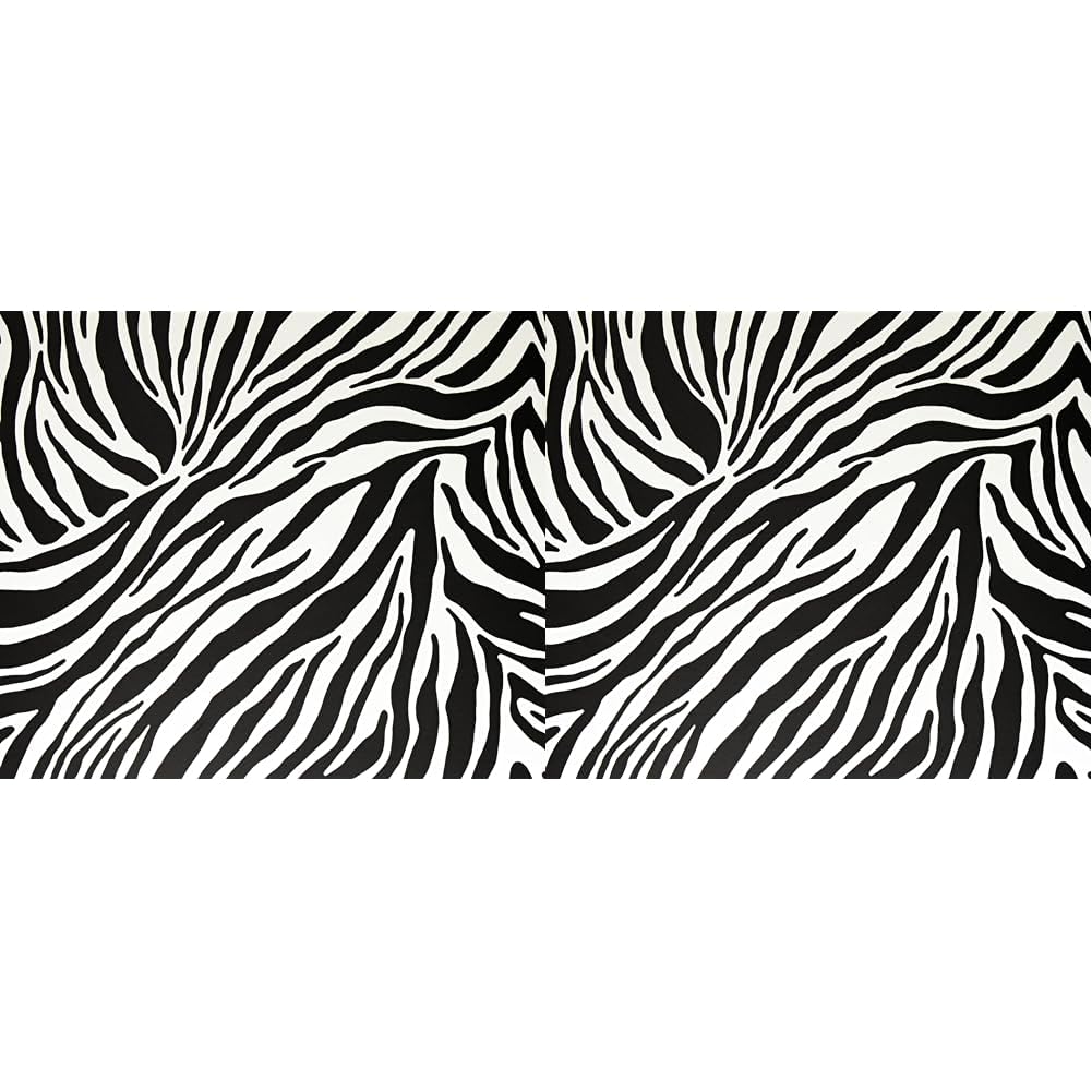 Fablon FAB10132 45 cm x 2 m Roll Zebra (Pack of 2)
