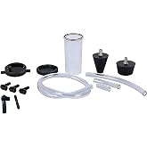 VCC Power Steering Bleeder Kit Brake Bleed Adapter Kit | Equip with 3 pcs Brake Bleeder Adapters, 2 pcs Rubber Tapered Stoppers, 4 pcs Hoses, for Removing Trapped Air in Car