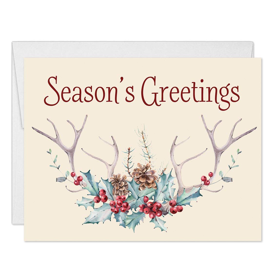 Amazon Season s Greetings Cards Envelopes Included Set Of 25 