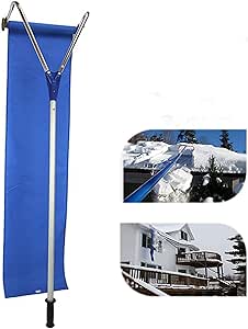 DYJD Telescópico Ajustable Nieve Pala Quitanieves De Empuje Telescópica