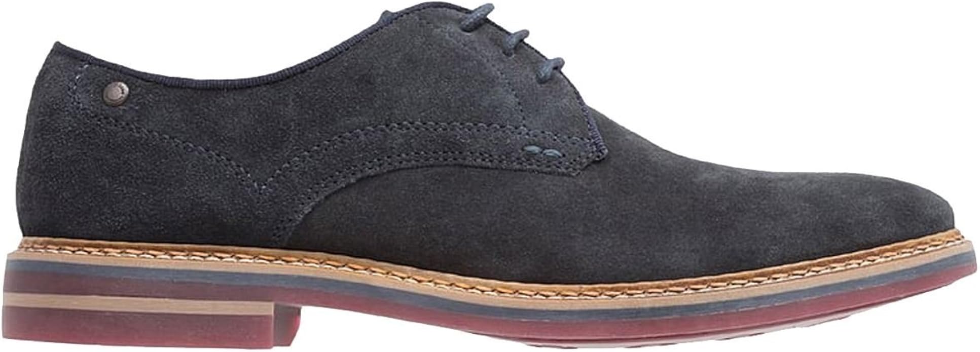 Base London Mens Blake Blue Suede Shoes 8 US