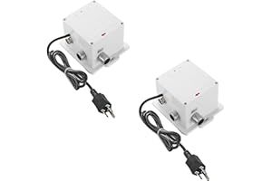 YCCUZA Two Automatic Sensor Control Box AC/DC Power Supply for Touchless Bathroom Sink Faucet Kitchen Eletronic Commercial Motion Activated Bath Tub Lavatory Basin Vanity Faucet Touch-Free Dual Powered