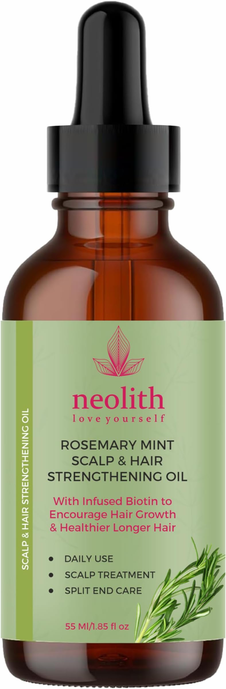 Neolith Rosemary Mint Biotin Hair Growth Oil Scalp Nourishment Anti Dandruff