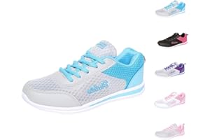 GENERIC Womens Orthopedic Bowling Shoes, Bowling Shoes Women Breathable Lightweight Mesh Sneakers Comfortable Soft Soles