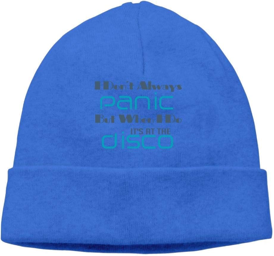 I Don't Always Panic But When I Do It's at The Disco Beanie Hats Knit Caps Men