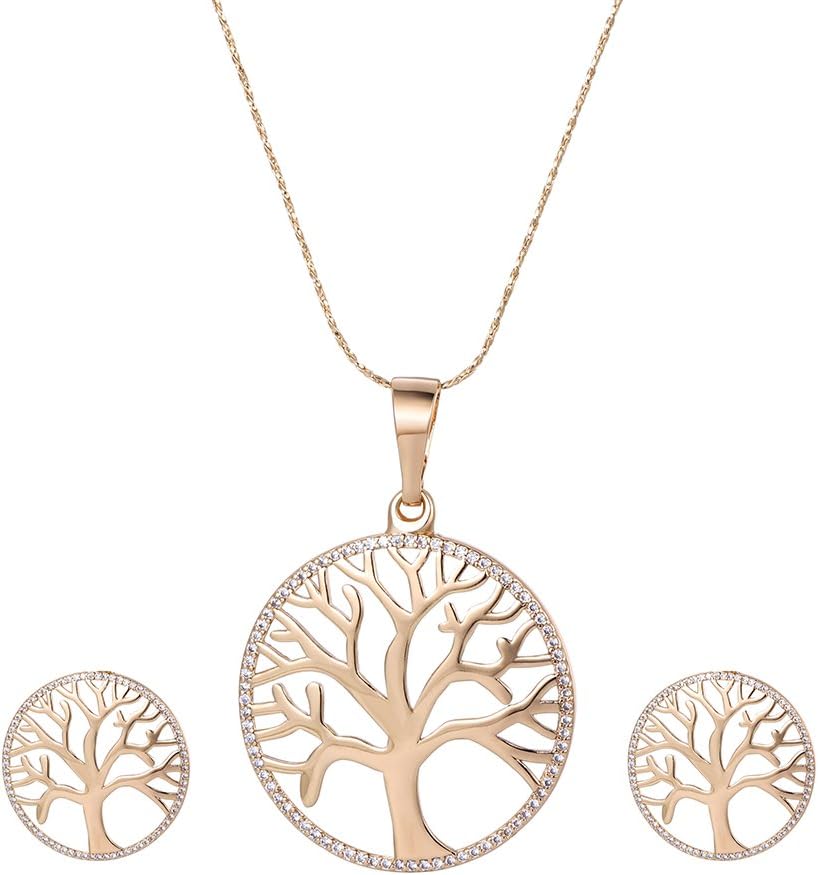 XUPING Lucky Pendant Jewelry Set with Box Women Girl