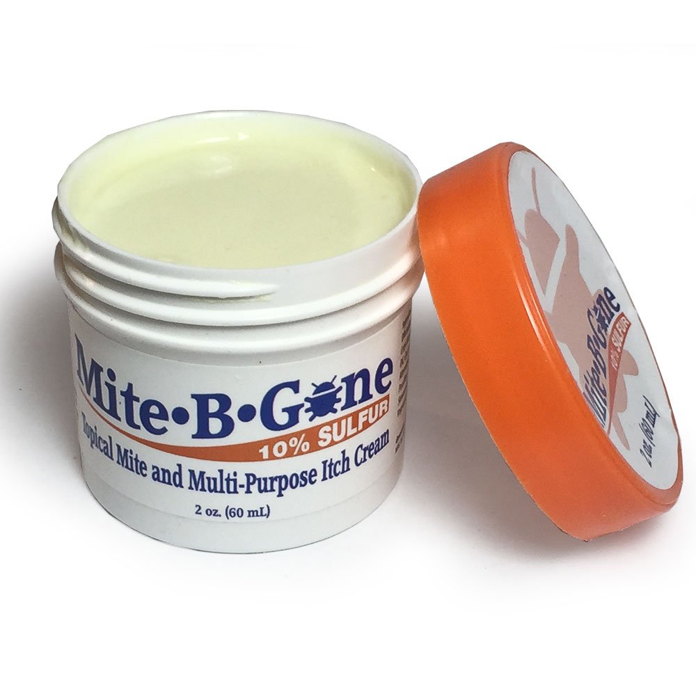 MiteBGone 10 Sulfur Cream Relief from Mites, Insect Bites, Acne