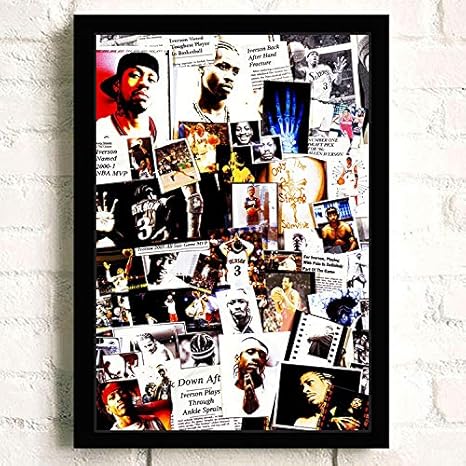 Amazon ポスター A3装飾画 壁の絵 Allen Ezail Iverson 53 アートポスター おしゃれ かっこいい 絵画 42cm X 30cm フレームなし ポスターのみ アートフレーム ポスター オンライン通販