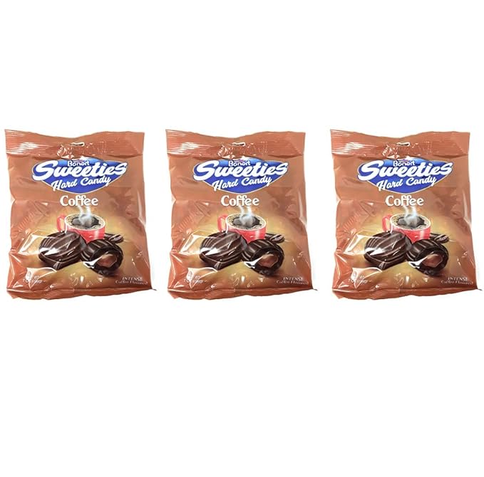 Bonart Sweeties Hard Candy Intense Coffee Flavor (3 Pack